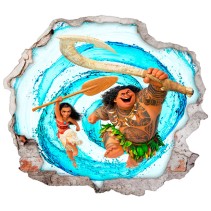 Vinilos de pared disney vaiana 3d